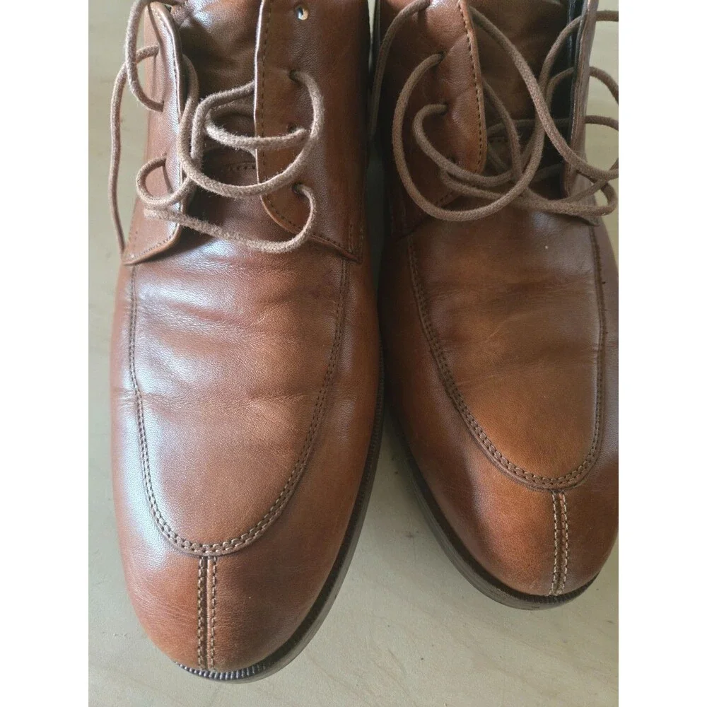 Cole Haan Grand OS‎ Apron Split Toe Lace Up Leather Oxford Brown Men’s 8.5 M